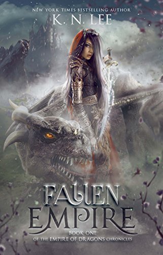 Fallen Empire cover - book with dragons