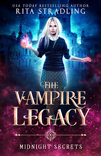 Midnight Secrets (The Vampire Legacy Book 1) - cover of a book with vampires